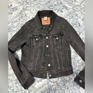 Levi's Charcoal Black Denim Jacket